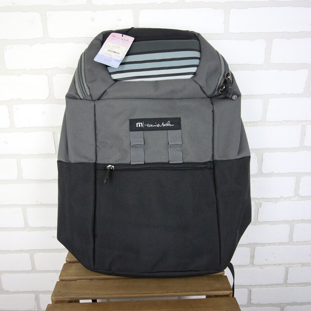 Travis Mathew Nelson Insulated Cooler Bag Backpack 1ML157 Grey New W Tag